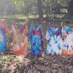 Campers will receive a camp t-shirt for each week they attend and we always tie-dye them!